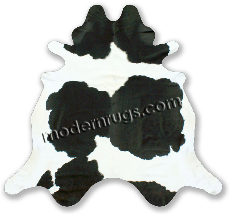 Black & White Holstein Cowhide Rug