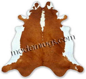Name:Hereford Red Cowhide Rug, Item id:38_holstein_herfd-red (Medium Image)