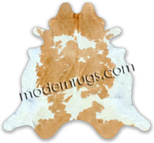 Name:Palomino Holstein Cowhide Rug, Item id:38_holstein_pal-wht (Medium Image)