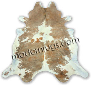 Name:Taupe Holstein Cowhide Rug, Item id:38_holstein_taupe-wht (Medium Image)