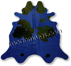 Name:Navy Blue Contrast Cowhide Rug, Item id:38_navyblue_contrast (Medium Image)
