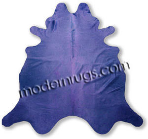 Name:Solid Purple Cowhide Rug, Item id:38_purple (Medium Image)