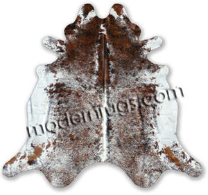 Name:Salt & Pepper Dark Brown Cowhide Rug, Item id:38_saltppr_dkbrn (Medium Image)