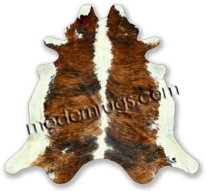 Name:Tricolor Brindle Medium Brown Cowhide Rug, Item id:38_triclr-brindle-med (Medium Image)