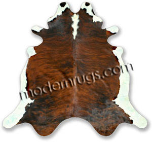 Name:Tricolor Brindle Red Cowhide Rug, Item id:38_triclr-brndl-red (Medium Image)
