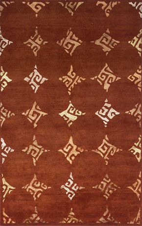 Name:Athena Cayenne Tibetan Hand Knotted Rug, Item id:40_AthenaCayenne (Medium Image)