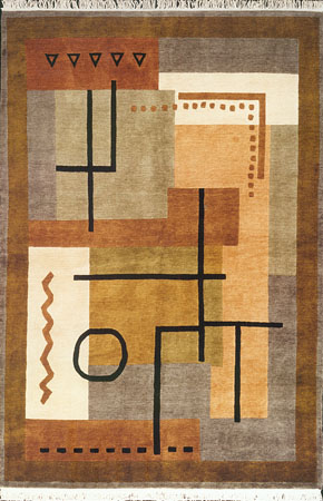Name:Bolinas Toast Tibetan Hand Knotted Rug, Item id:40_BolinasToast (Medium Image)