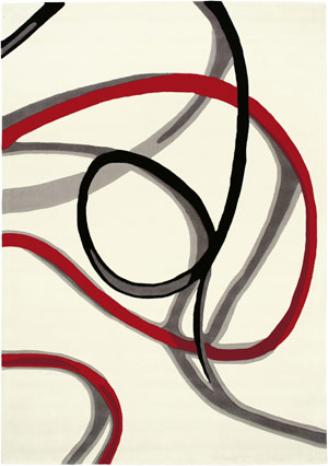 Name:Red Trace 3061-11 Multi-Colored Rug, Item id:4110_3061-11 (Medium Image)