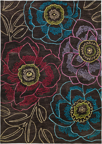 Name:Astyanax 4300-37 Floral Rug, Item id:4110_4300-37 (Medium Image)