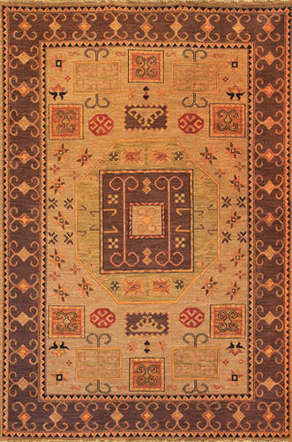 Name:Virgo Hand Knotted Tibetan Rug, Item id:4410_Kazak_7 (Medium Image)