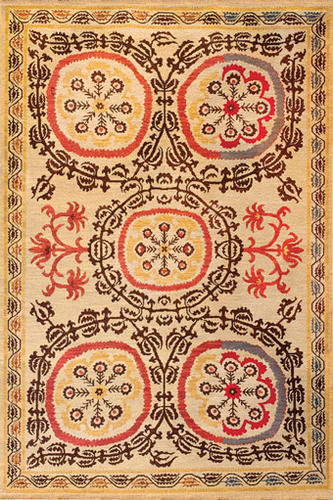 Name:Thronion Hand Knotted Tibetan Rug, Item id:4410_Suzani_1 (Medium Image)
