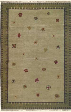 Name:Sol-Sage Tibetan Hand Knotted Rug, Item id:44_solsage (Medium Image)