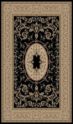 Name:Rhine RH11_black Rug, Item id:4510_RH11_black (Medium Image)