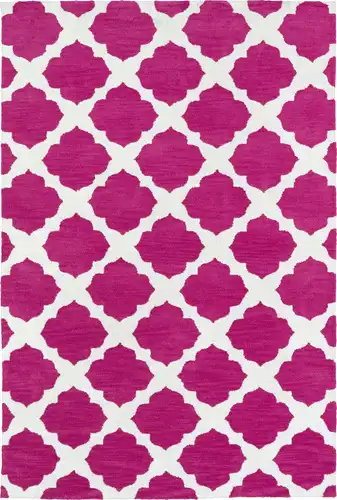 Modern Loom Lily & Liam Pink Patterned Modern Rug Product Image