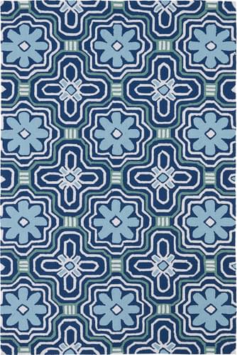 Modern Loom Matira Ivory Outdoor Patterned Modern Rug 2 Product Image
