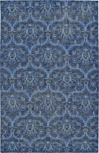 Modern Loom Relic Hand Knotted Blue Transitional Rug Product Image
