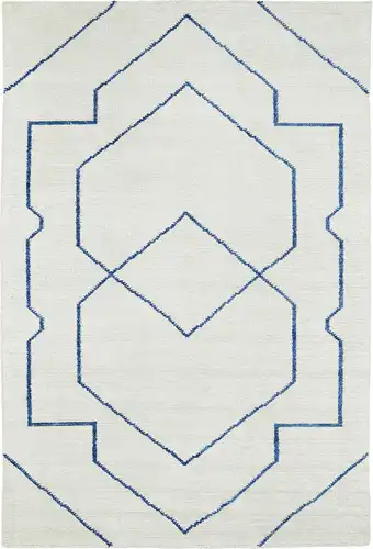 Modern Loom Solitaire Ivory Patterned Modern Rug Product Image
