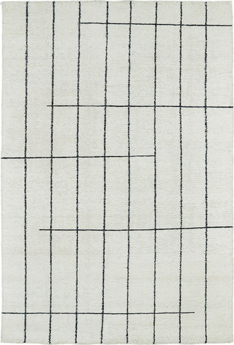 Modern Loom Solitaire Ivory Patterned Modern Rug 2 Product Image