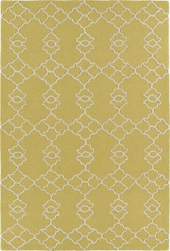 Modern Loom Spaces Hand Tufted Gold Patterned Modern Rug Product Image