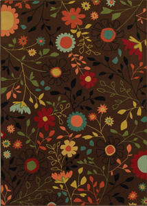 Name:Garden Girl Milk Chocolate Rug, Item id:55_Garden-Girl_Milk-Chocolate (Medium Image)