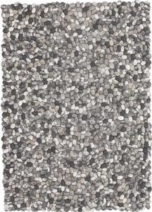 On The Rocks Contemporary Wool Gray Area Rug