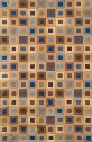 Name:Amalfi Square Blue Rug, Item id:5710_AMALFI_SQUARE_IN_SQUARE_BLUE_196633 (Medium Image)