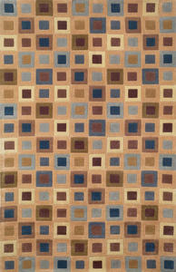 Amalfi Square Blue Rug Thumbnail Image
