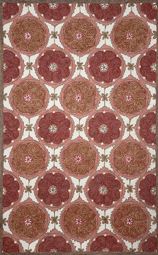 Name:Ravella Lakai Circles Pinot Rug, Item id:5710_RAVELLA_LAKAI_CIRCLES_PINOT_193824 (Medium Image)