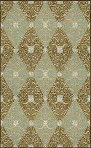 Ravella Lakai Diamond Aqua Rug Thumbnail Image