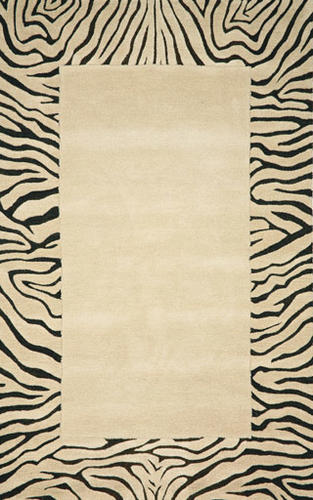 Name:Seville Zebra Border Neutral Rug, Item id:5710_SEVILLE_ZEBRA_BORDER_NEUTRAL_963412 (Medium Image)