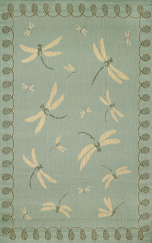 Name:Terrace Dragon Fly Aqua Rug, Item id:5710_TERRACE_DRAGON_FLY_AQUA_174604 (Medium Image)