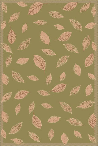 Name:Tropez Leaf Green Rug, Item id:5710_TROPEZ_LEAF_GREEN_280316 (Medium Image)