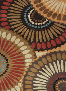 Name:In Bloom Blue BL01 Bronze Green Rug, Item id:5810_BL01 (Medium Image)