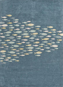 Name:Schooled Coastal Living Hand-Tufted CH01 Aegean Blue Rug, Item id:5810_CH01 (Medium Image)