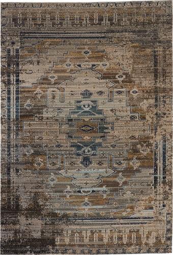 Modern Loom Living Polaris POL42 Beige Power Loomed Synthetic Rug Product Image