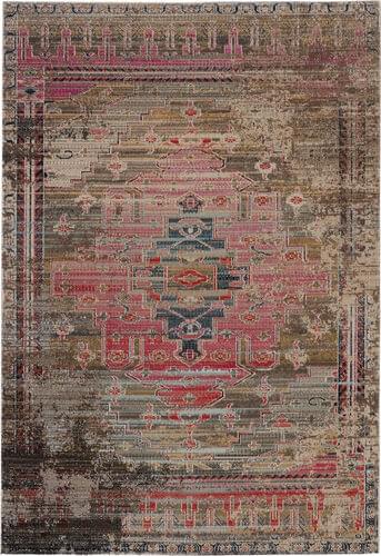 Modern Loom Living Polaris POL43 Multi-Colored Power Loomed Synthetic Rug Product Image