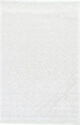 Modern Loom Living Fables FB44 Thatch White Ivory Power Loomed Synthetic Rug Product Image
