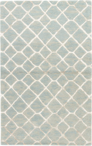 Modern Loom Living Blue BL157 Totten Blue Hand Loomed Wool Rug Product Image