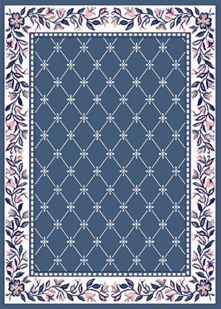 Name:Premium 7015Countryblue Rug, Item id:7110_7015CountryBlue (Medium Image)