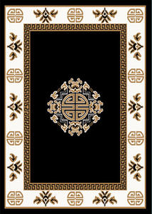 Premium 7114Black Rug Thumbnail Image