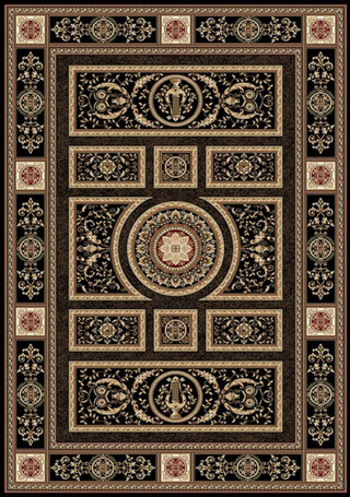 Name:Regency 8307 Black Rug, Item id:7110_8307_Black (Medium Image)