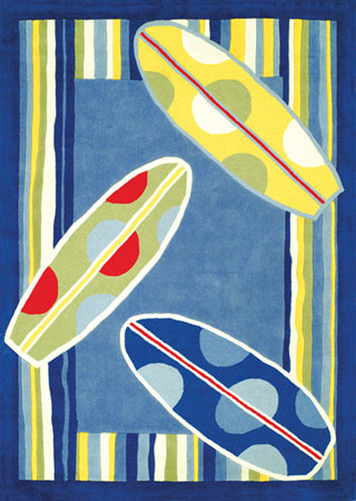 Name:KidzImage Ki002 Azure Blue Rug, Item id:7110_KI002_Azure_Blue (Medium Image)