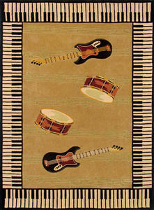 KidzImage Ki011 Beige Rug Thumbnail Image