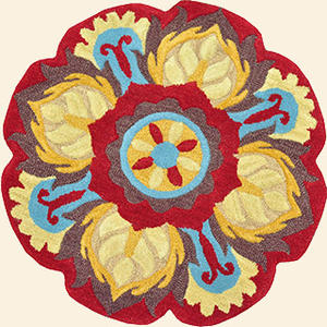 Name:Azalea AZ-06 Red-Gold Rug, Item id:7510_AZ-06_Red-Gold (Medium Image)