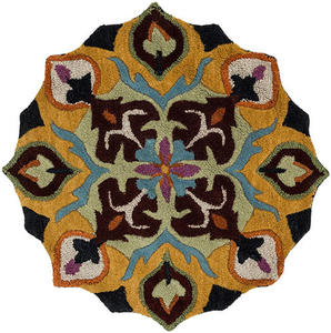 Name:Azalea AZ-09 Black-Gold Rug, Item id:7510_AZ-09_Black-Gold (Medium Image)
