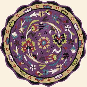 Name:Azalea AZ-11 Grape Rug, Item id:7510_AZ-11_Grape (Medium Image)
