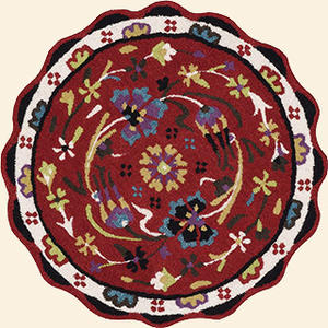 Name:Azalea AZ-11 Red Rug, Item id:7510_AZ-11_Red (Medium Image)
