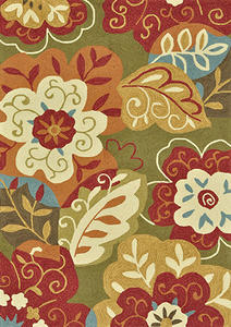 Name:Francesca FC-13 Green-Multi Rug, Item id:7510_FC-13_Green-Multi (Medium Image)