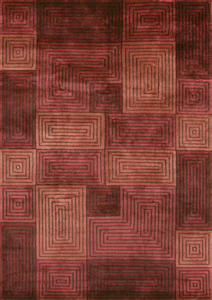 Name:Floyd FL-05 HM Burgundy Rug, Item id:7510_FLOYFL-05BU00 (Medium Image)