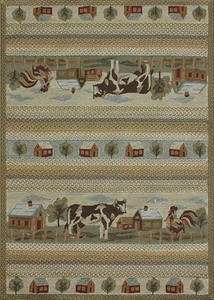 Name:Hampton HA-01 HM Farm / Sage Rug, Item id:7510_HAMPHA-01FRSG (Medium Image)